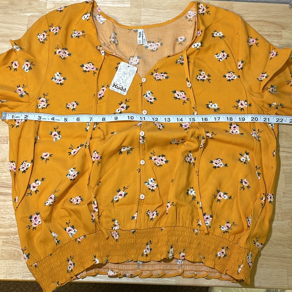 COPY - Mudd NWT Blouse Size XXL - Picture 5 of 7